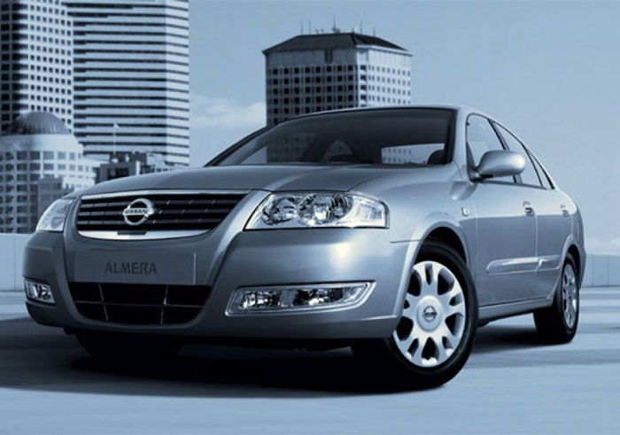 Car rent Nissan Almera 2007 1.6 AT in Odessa